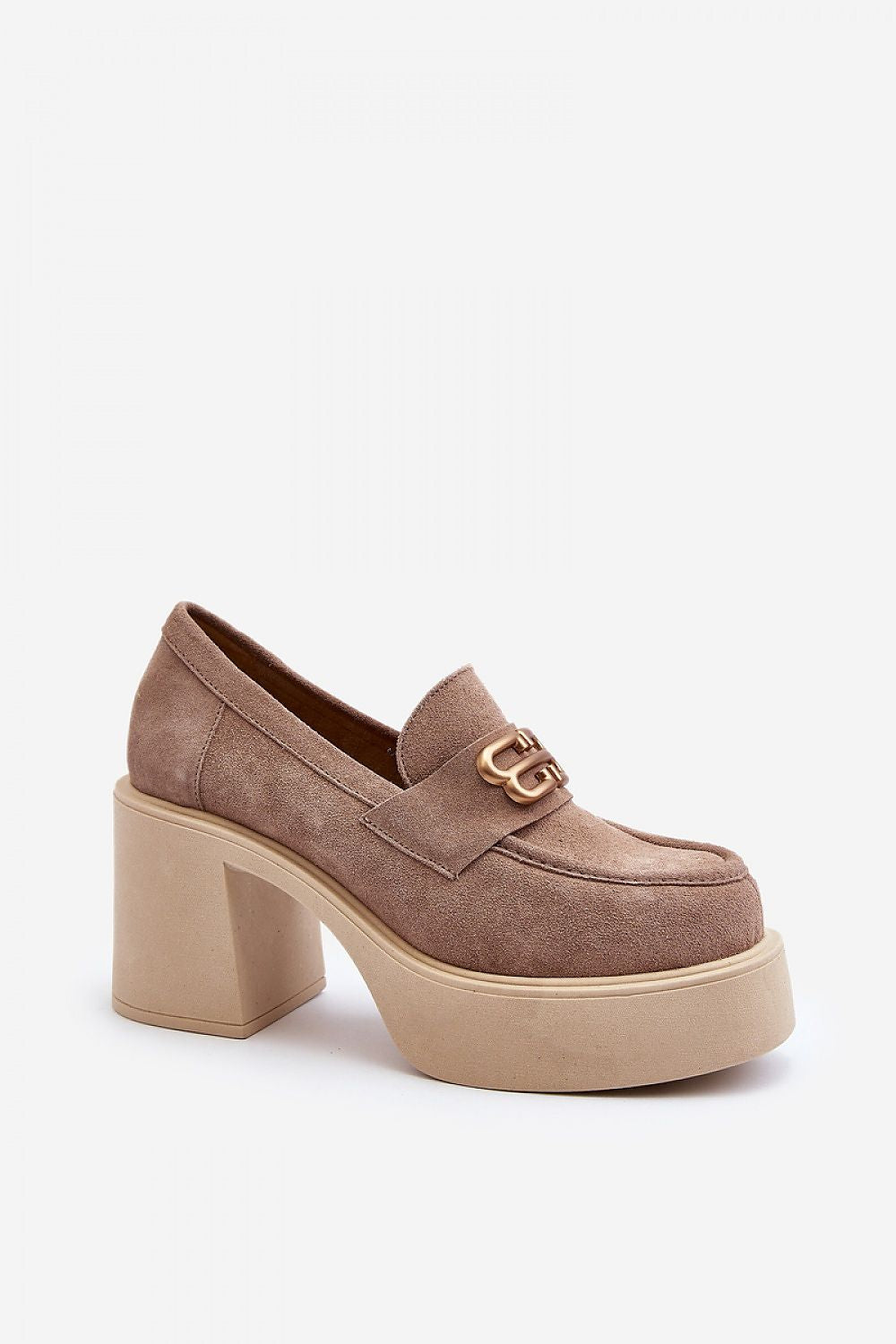 Polobotky na podpatku model 193930 Step in style