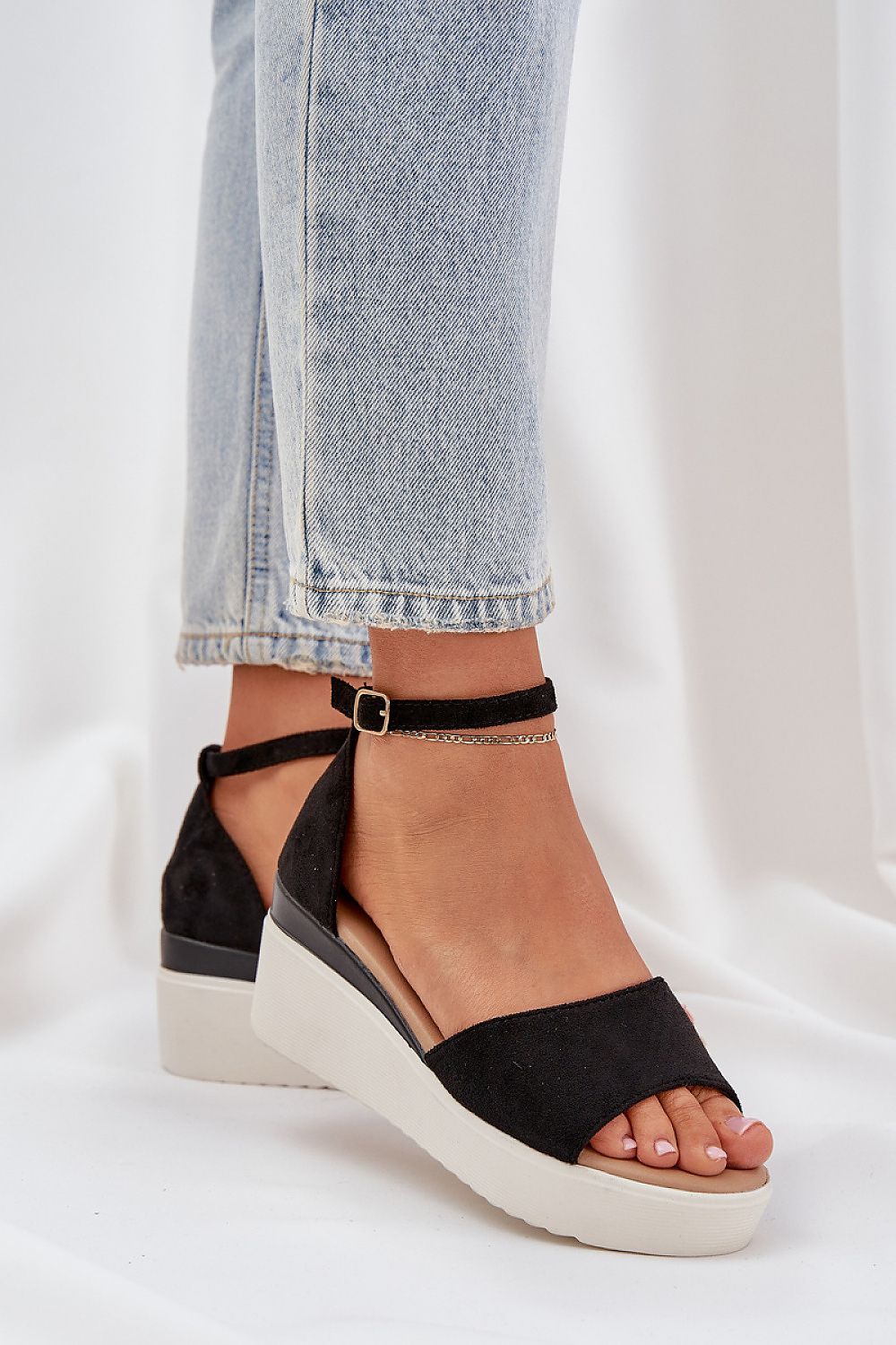 Bota na klínech model 210148 Step in style