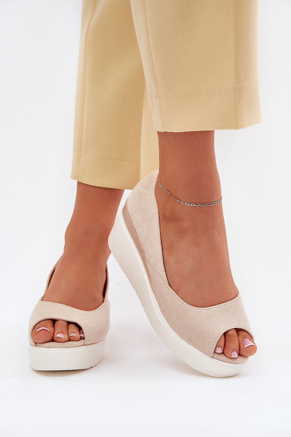 Bota na klínech model 214684 Step in style