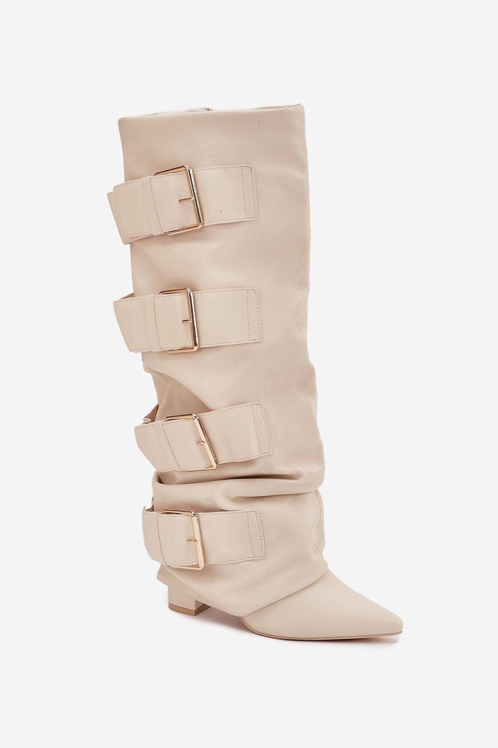 Kozačky na podpatku model 217202 Step in style