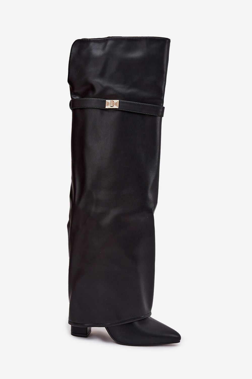 Kozačky na podpatku model 217223 Step in style