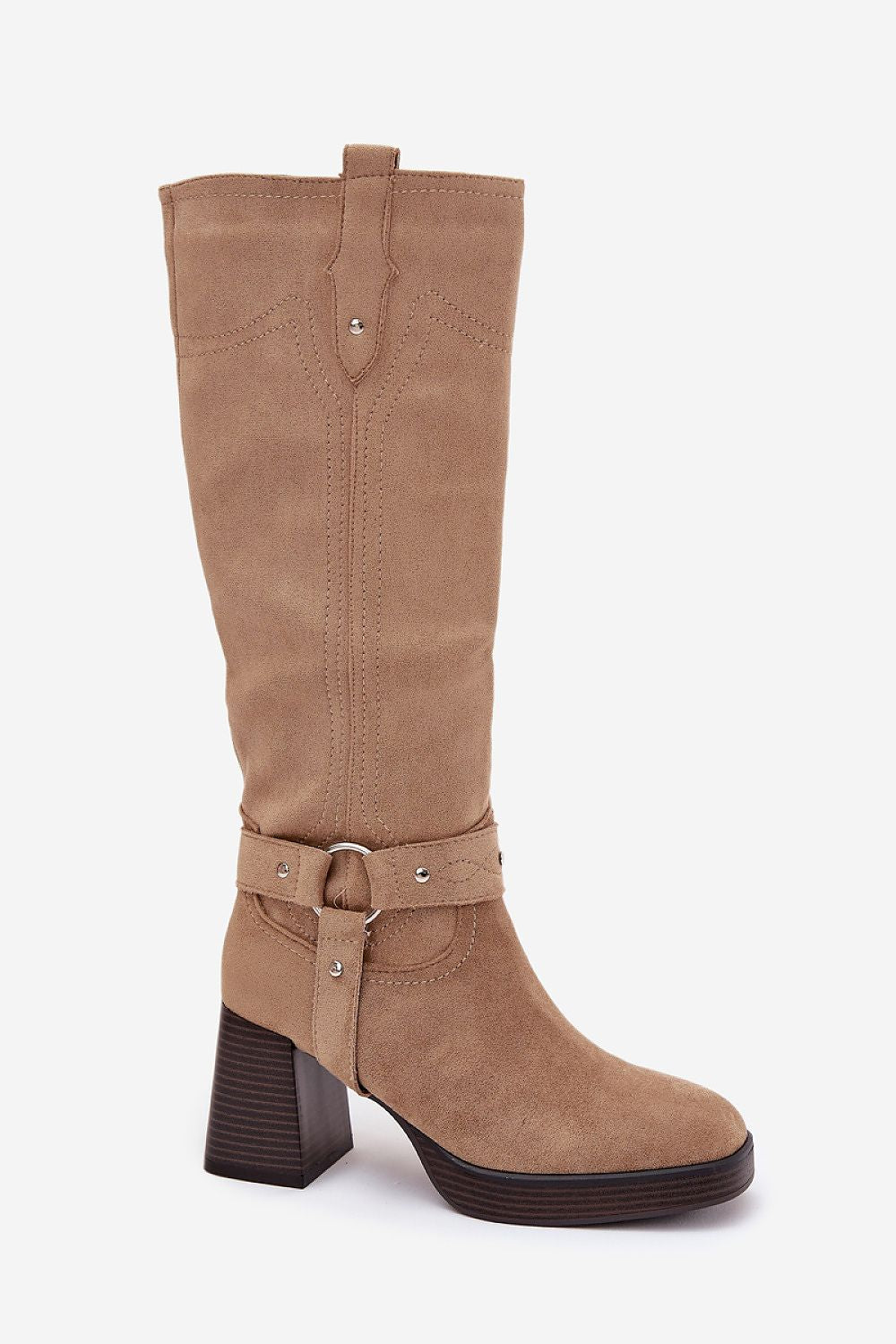 Kozačky na podpatku model 221526 Step in style