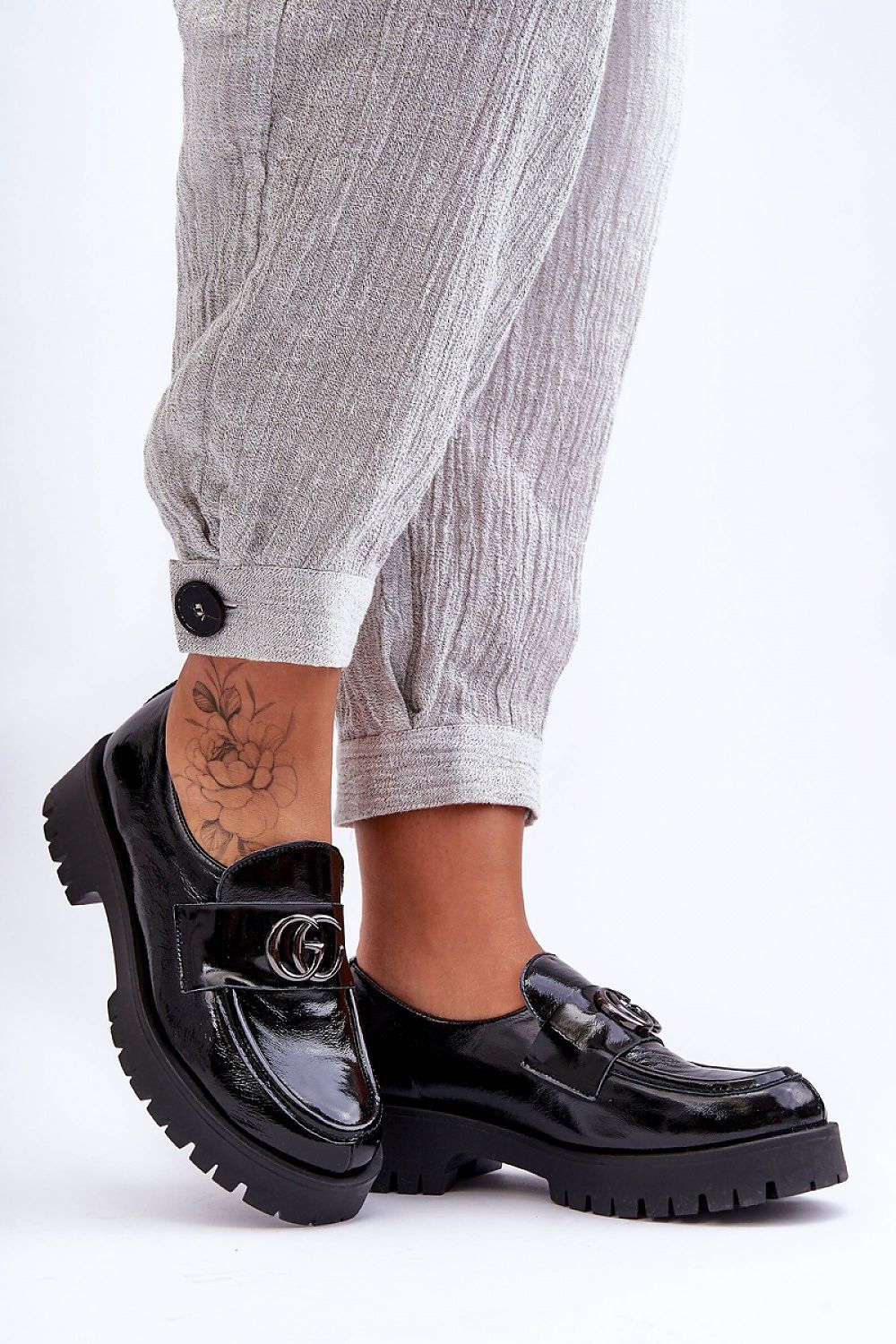 Polobotky na podpatku model 186413 Step in style