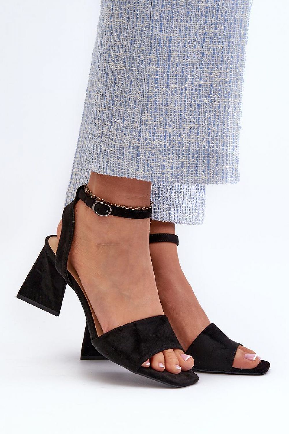  Sandály na podpatku  model 196318 Step in style 