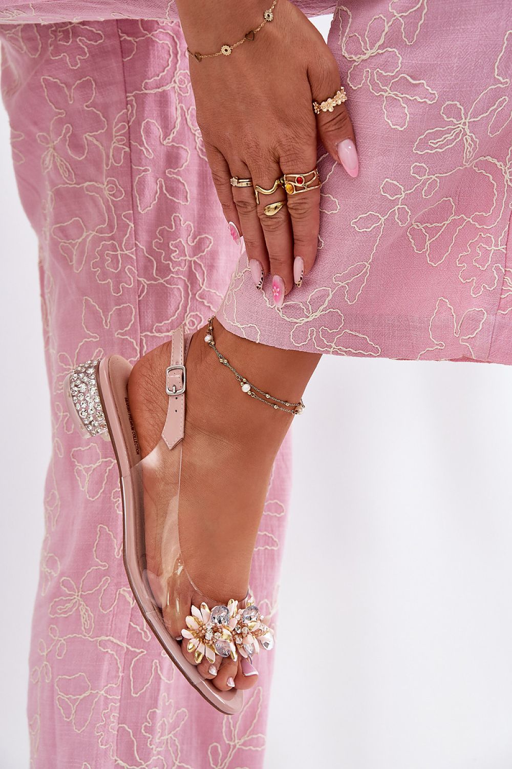  Sandály na podpatku  model 213938 Step in style 