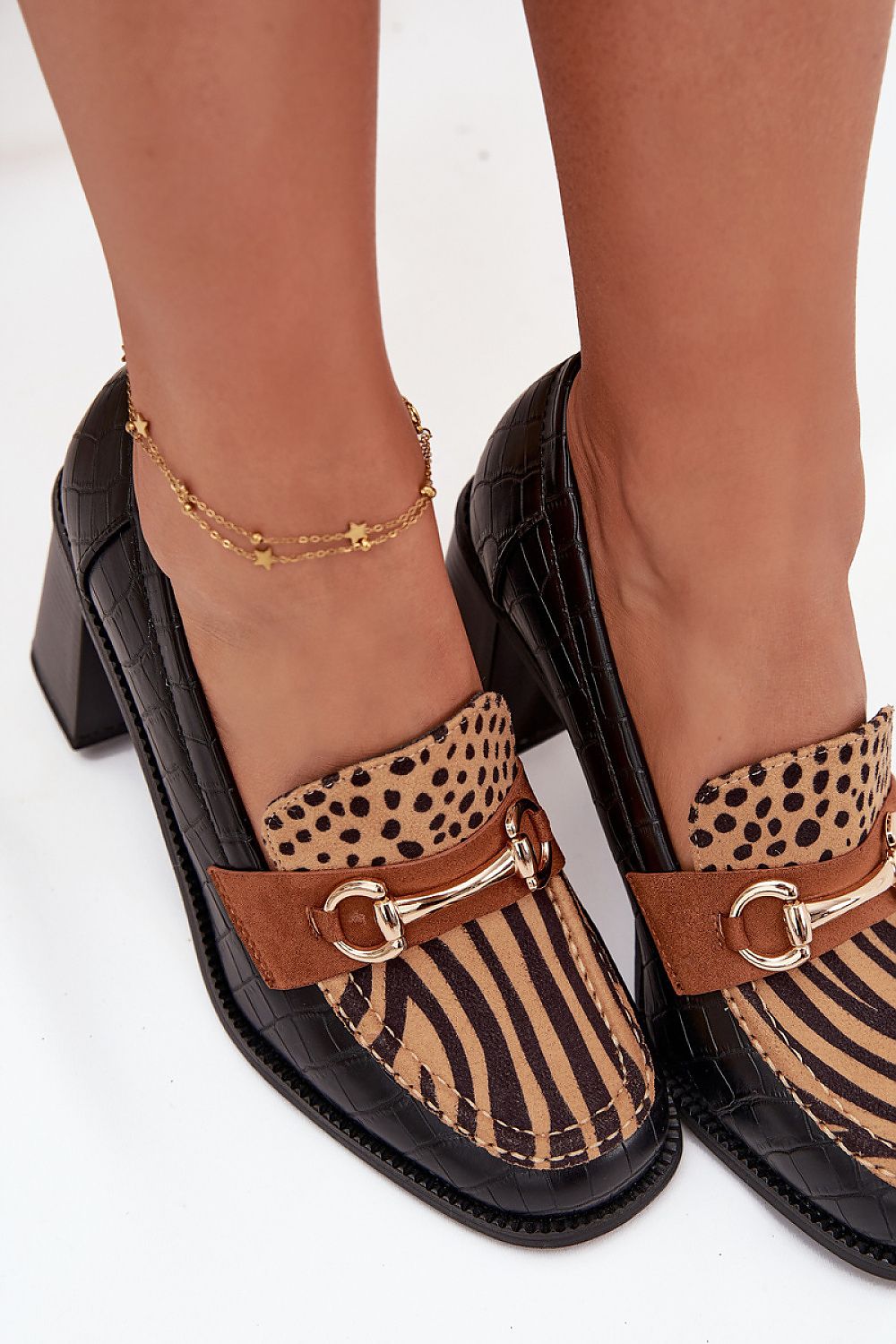  Polobotky na podpatku  model 217843 Step in style 