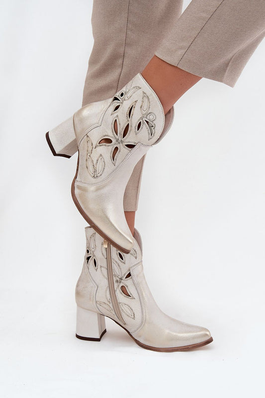  Boty na podpatku  model 219131 Step in style 