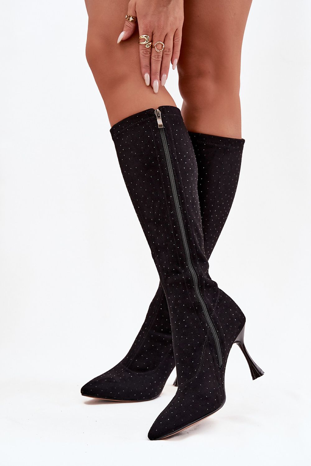  Kozačky na podpatku  model 220213 Step in style 