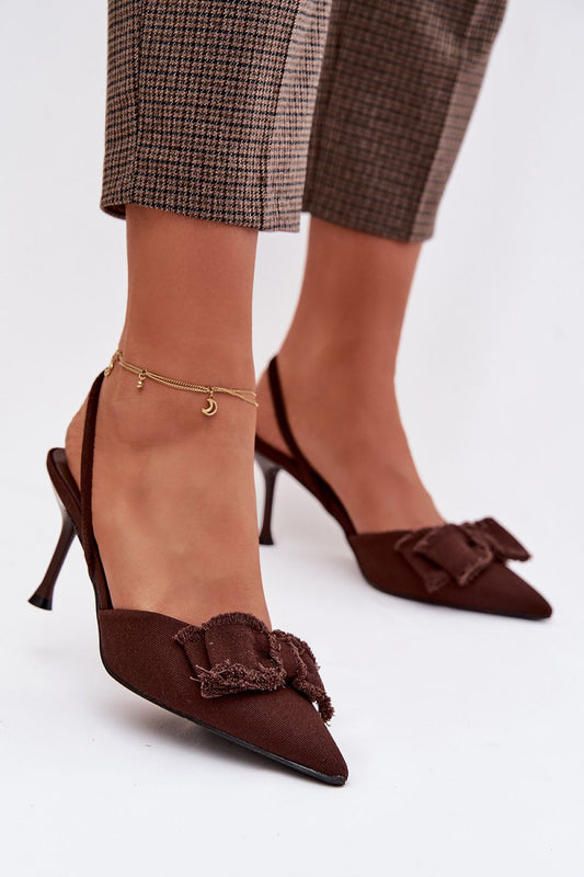  Sandály na podpatku  model 224468 Step in style 