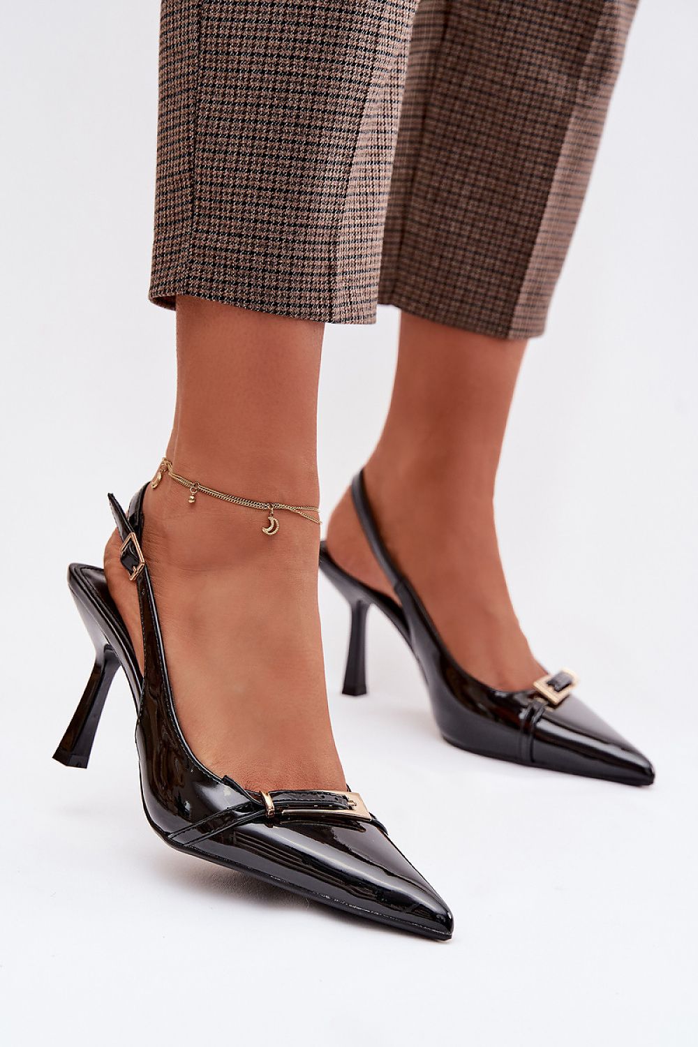  Sandály na podpatku  model 224473 Step in style 