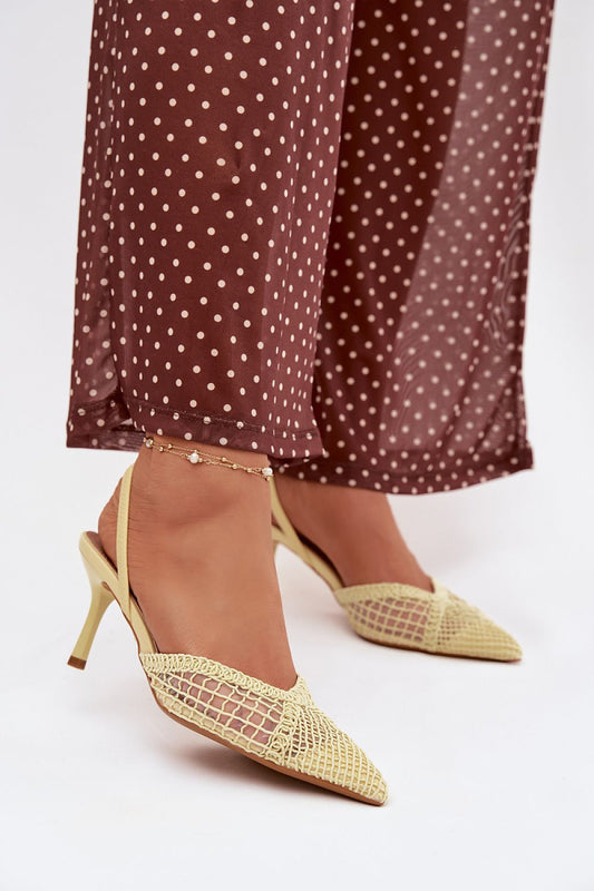  Sandály na podpatku  model 224495 Step in style 