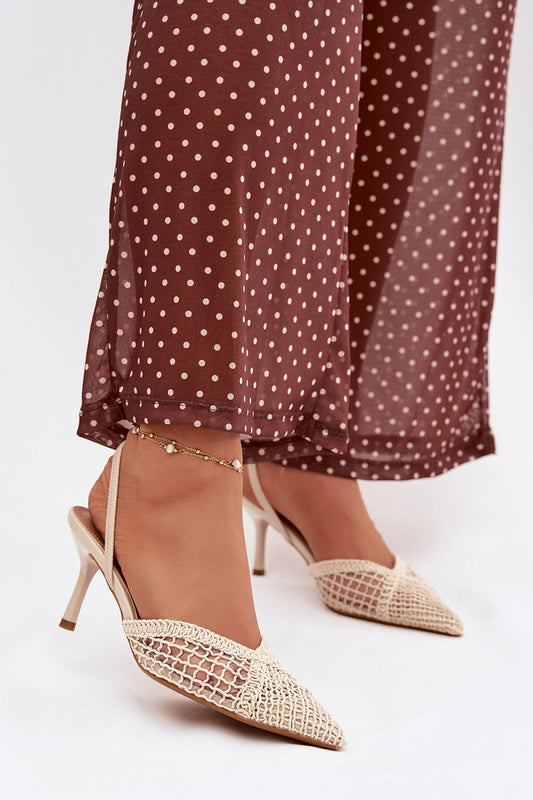  Sandály na podpatku  model 224499 Step in style 