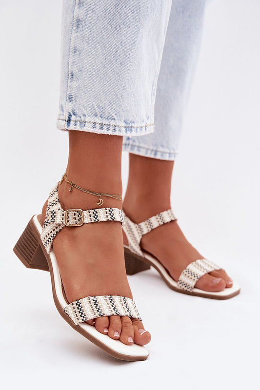  Sandály na podpatku  model 225111 Step in style 