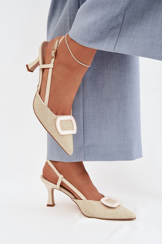  Sandály na podpatku  model 225207 Step in style 