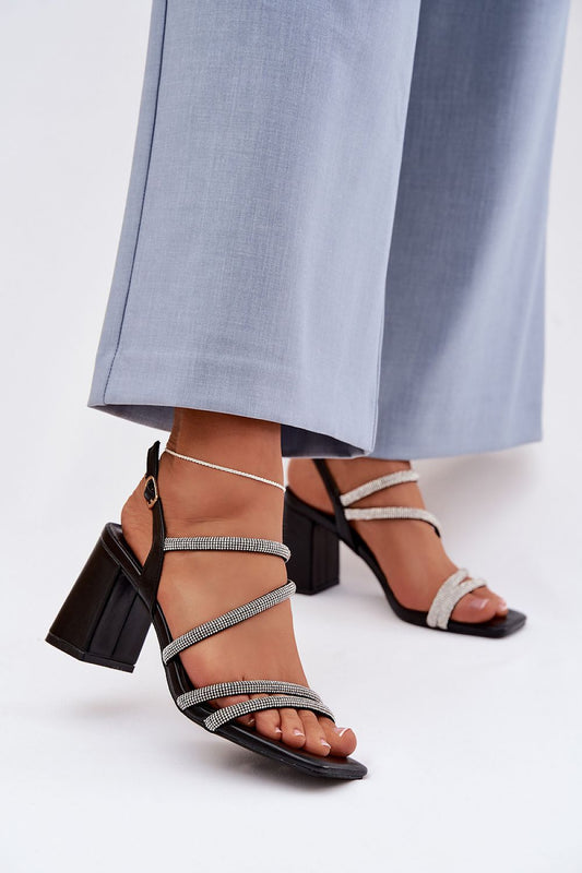  Sandály na podpatku  model 225208 Step in style 