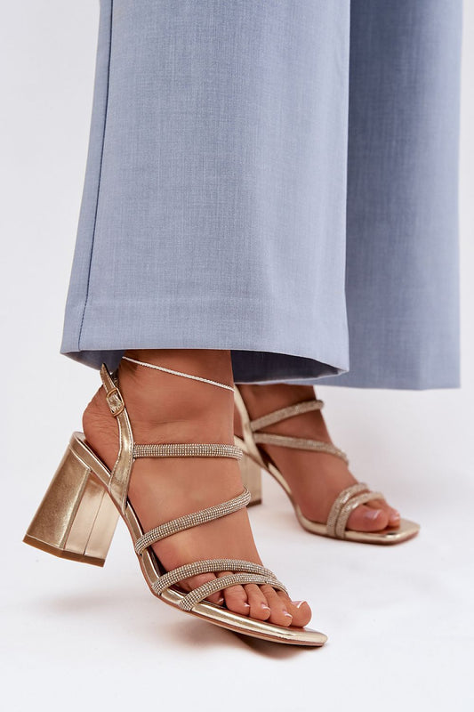  Sandály na podpatku  model 225209 Step in style 