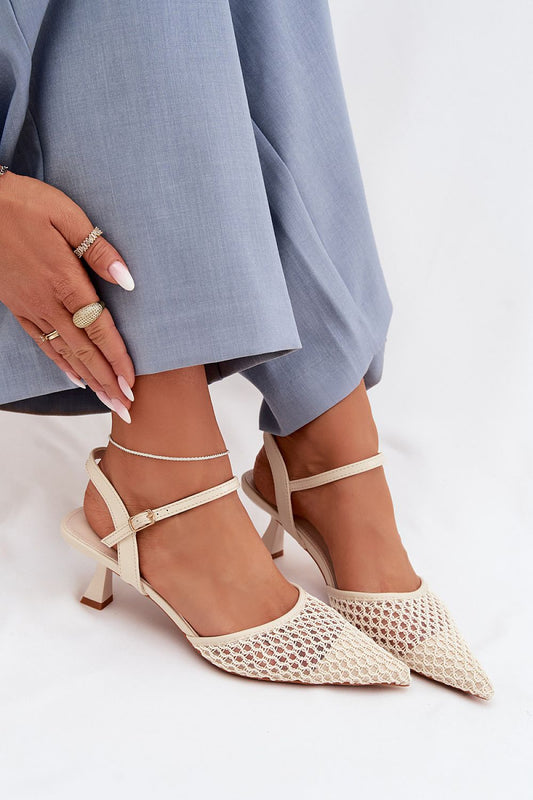  Sandály na podpatku  model 225215 Step in style 