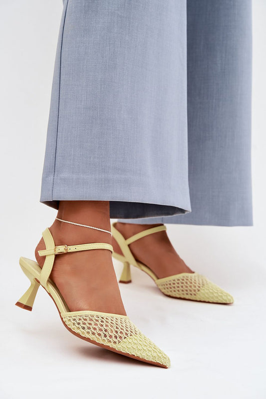  Sandály na podpatku  model 225216 Step in style 