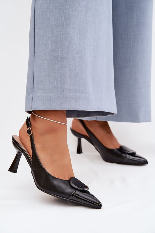  Sandály na podpatku  model 225217 Step in style 