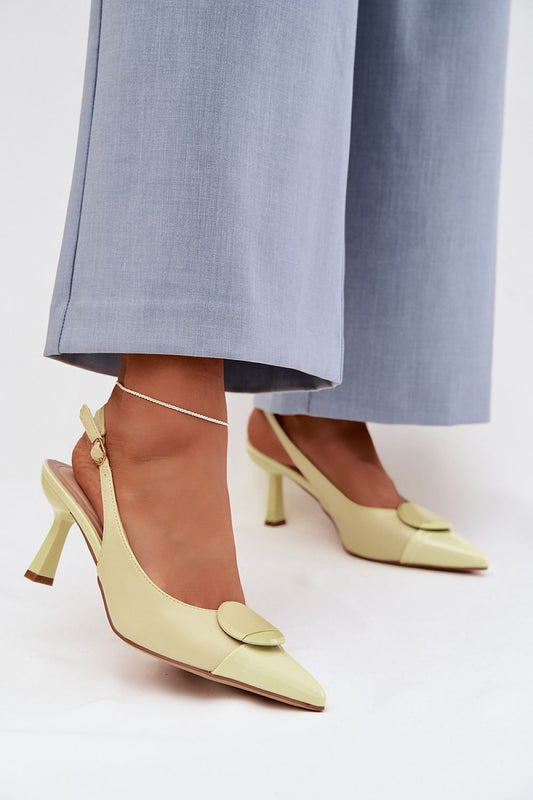  Sandály na podpatku  model 225218 Step in style 