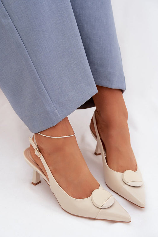  Sandály na podpatku  model 225219 Step in style 