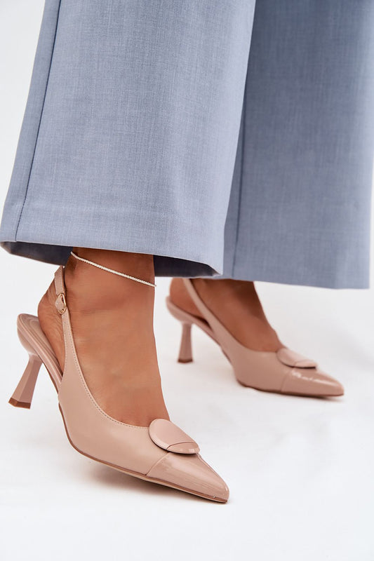  Sandály na podpatku  model 225220 Step in style 