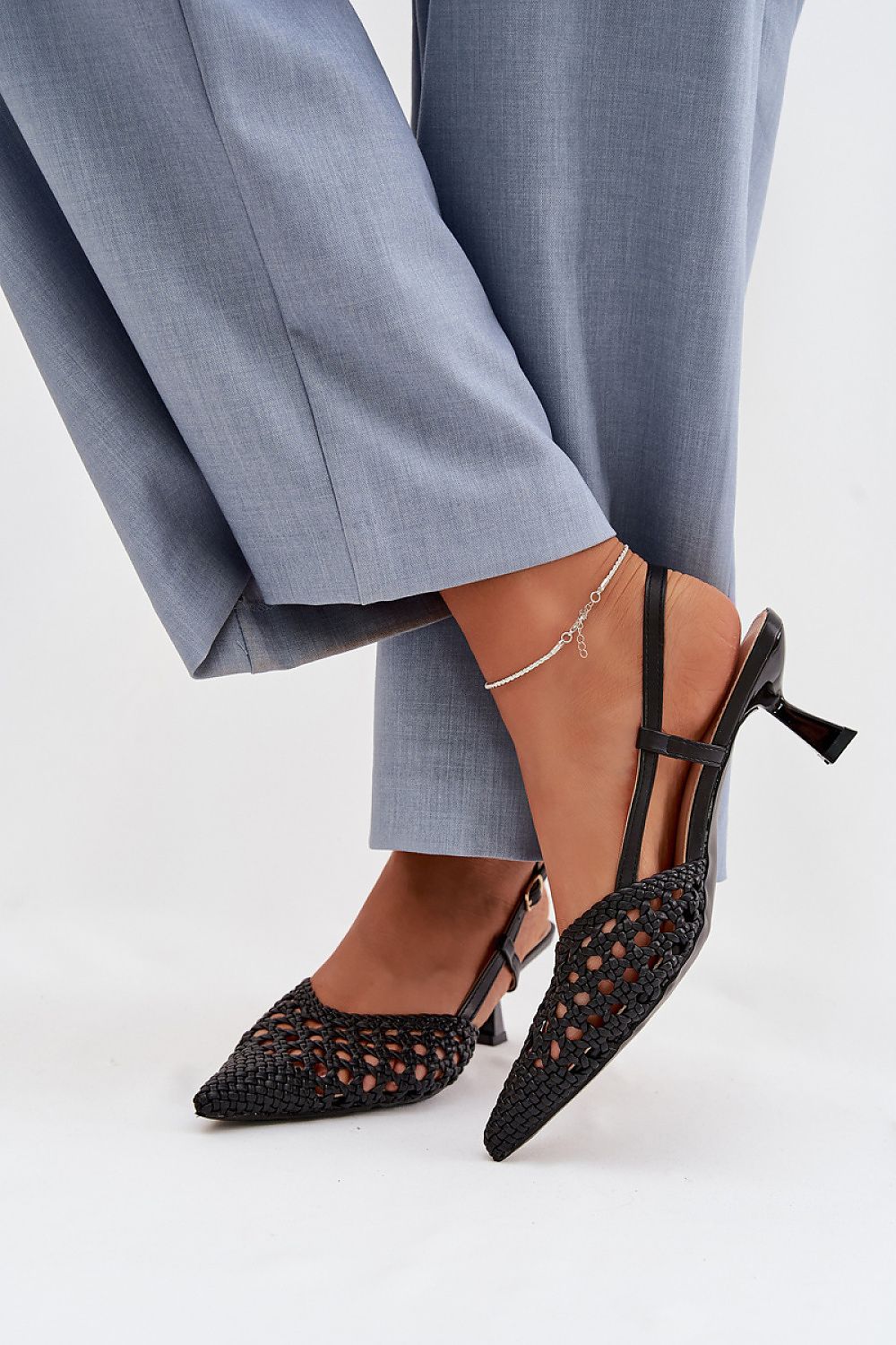  Sandály na podpatku  model 225221 Step in style 