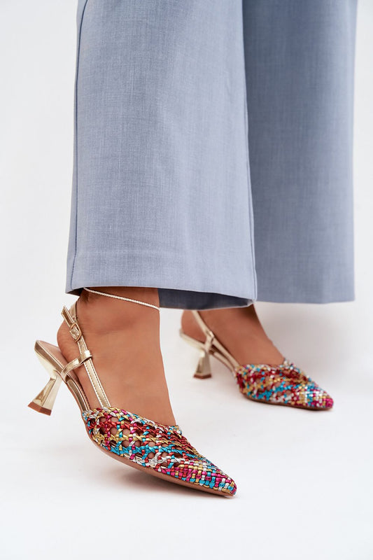  Sandály na podpatku  model 225222 Step in style 