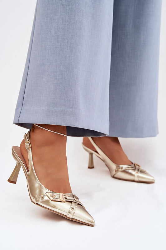  Sandály na podpatku  model 225226 Step in style 