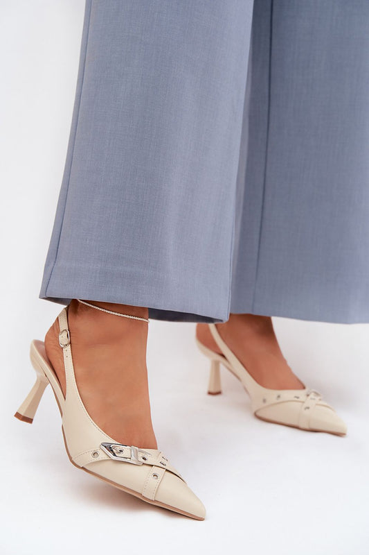  Sandály na podpatku  model 225228 Step in style 