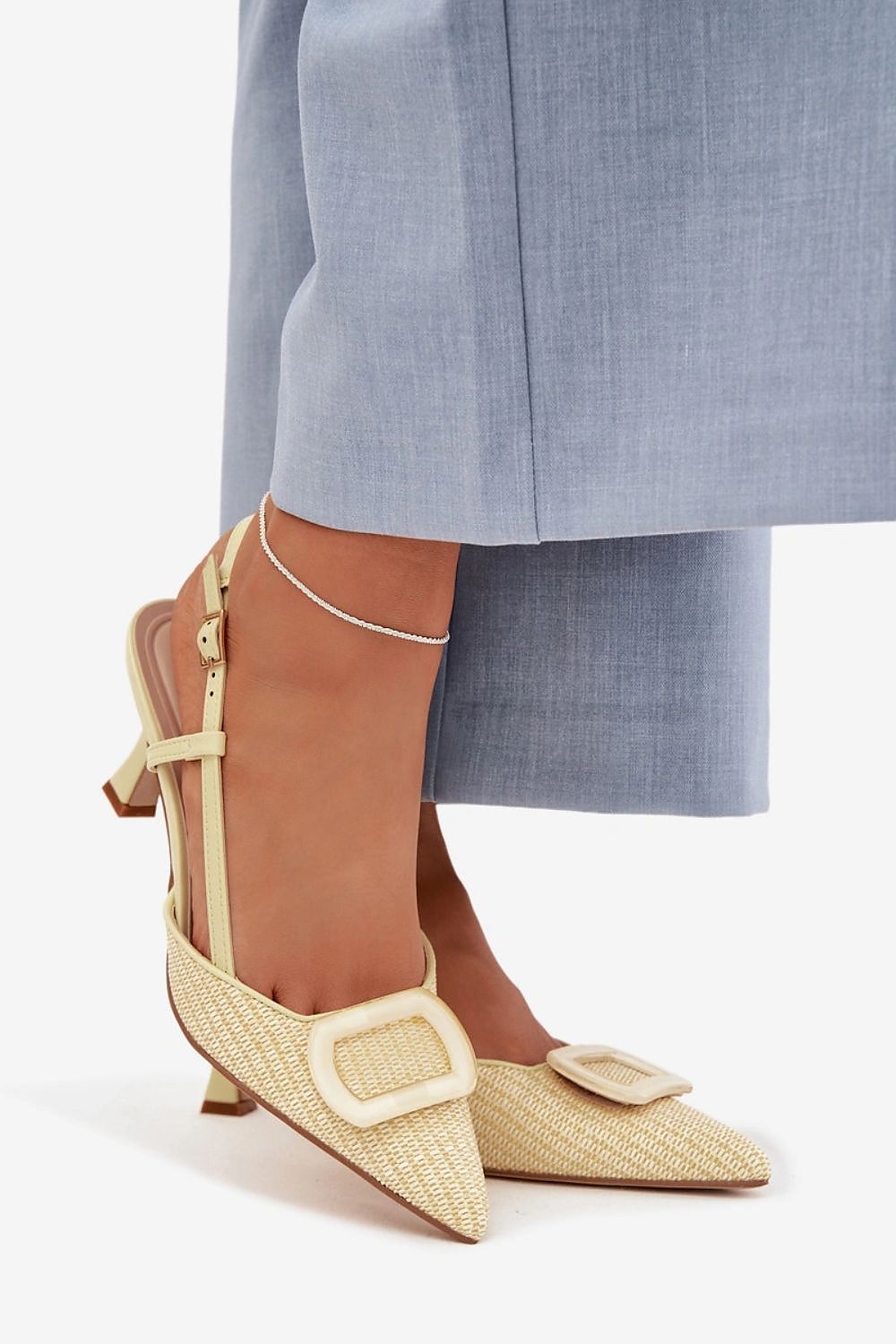  Sandály na podpatku  model 225206 Step in style 