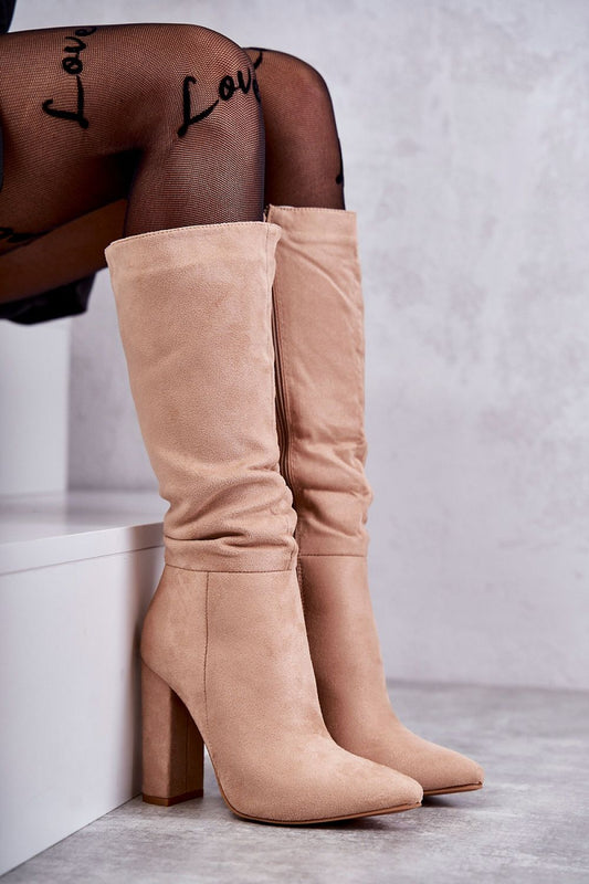  Kozačky na podpatku  model 173776 Step in style 