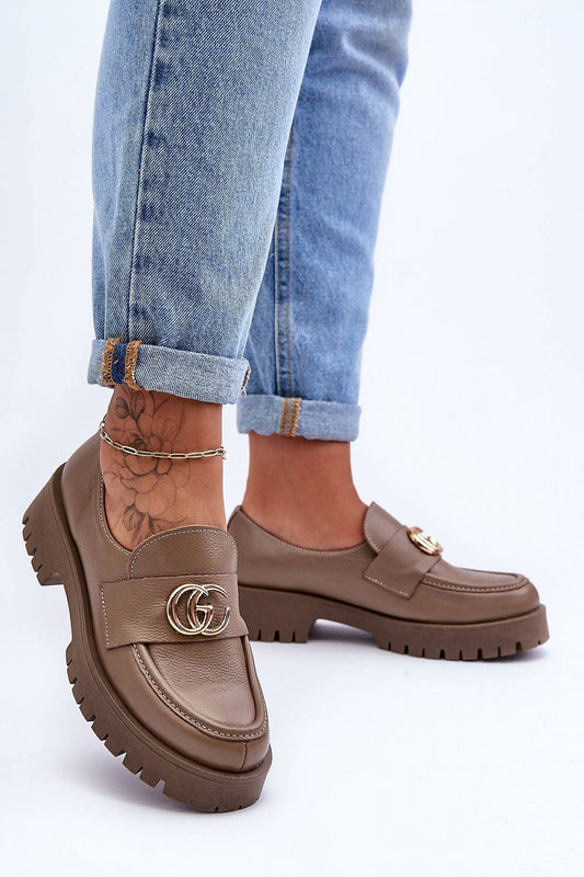  Polobotky na podpatku  model 186415 Step in style 